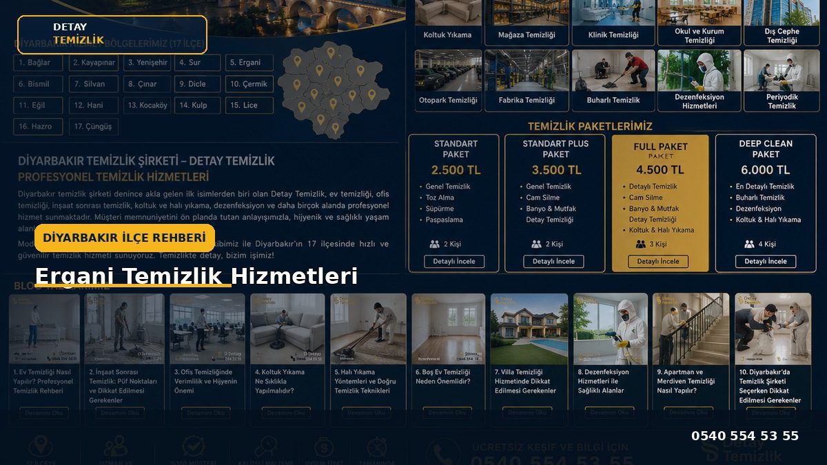 Ergani Temizlik Hizmetleri - Detay Temizlik